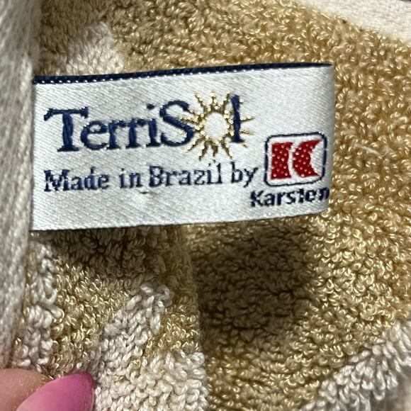 TerriSol Made in Brazil by Karsten Vintage Embroidered Bath Towel - Picture 6 of 10